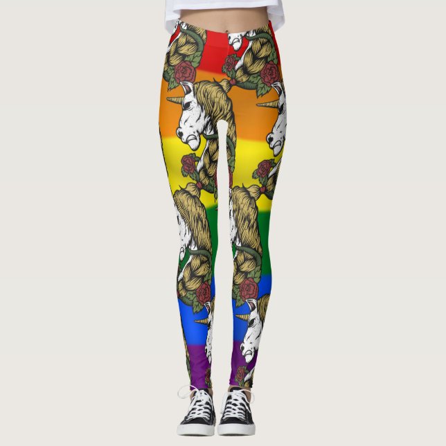 Legging Rainbow Unicorn Party (Frente)