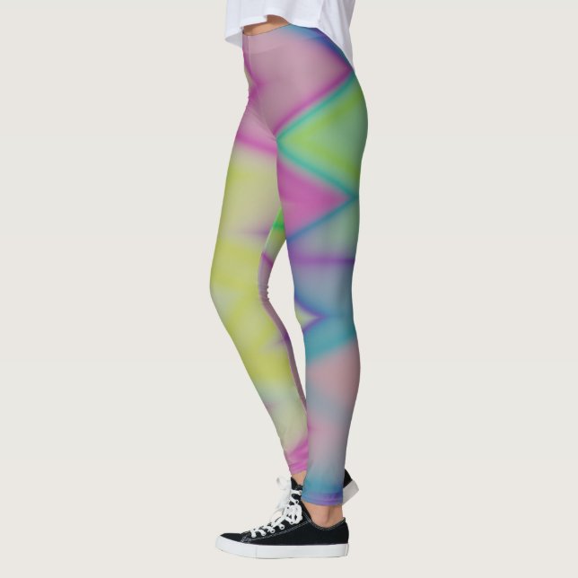 Legging Rainbow Zigzags (Esquerda)