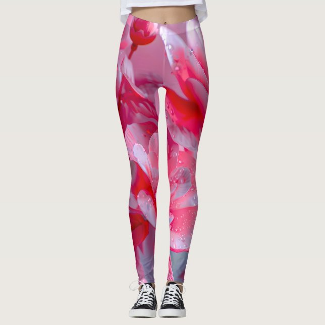 Legging Raindrop Blush Cor-de-Rosa (Frente)