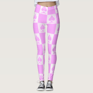 Legging Rainha das Pernas dos Espadas Corta-Rosa QoS