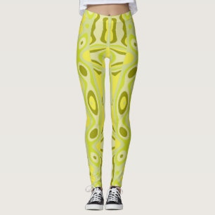 Legging Raio Lava - Verdes Amarelas