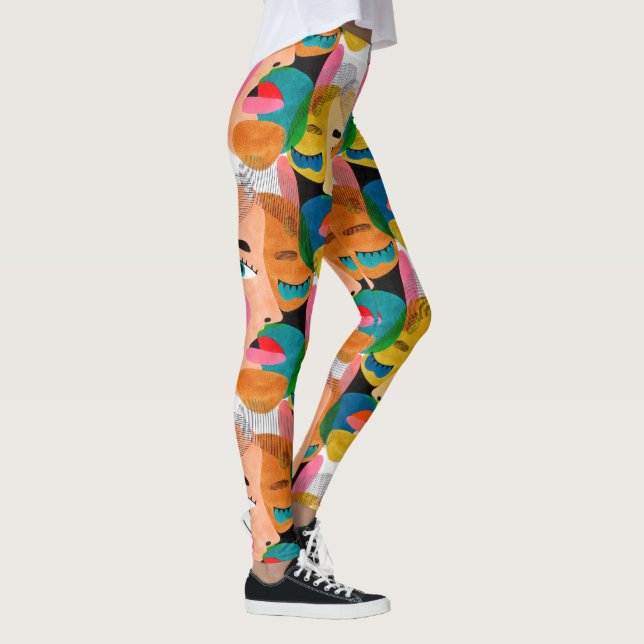 Legging Rapariga abstrato (Direita)
