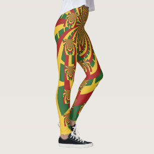 Legging Rasta Colors Design