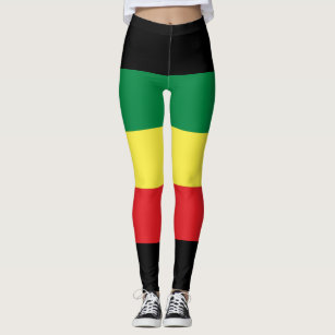 Legging Rastafara Power - Rasta yoga reggae genebra de pôr