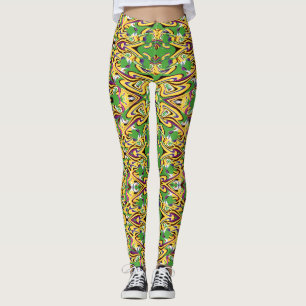 Legging "Ratti_Creative_Arts" clássico multicolor vintage