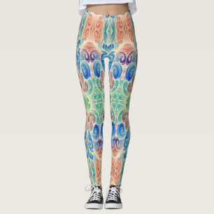 Legging "Ratti_Creative_Arts" fofo e colorido na m