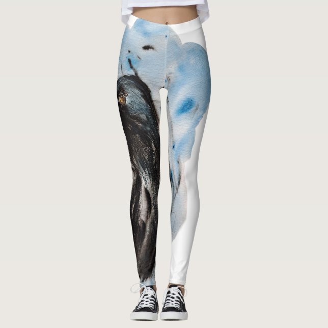 Legging Raven Magic Harmony Totem Harmony Watercolor Mysti (Frente)