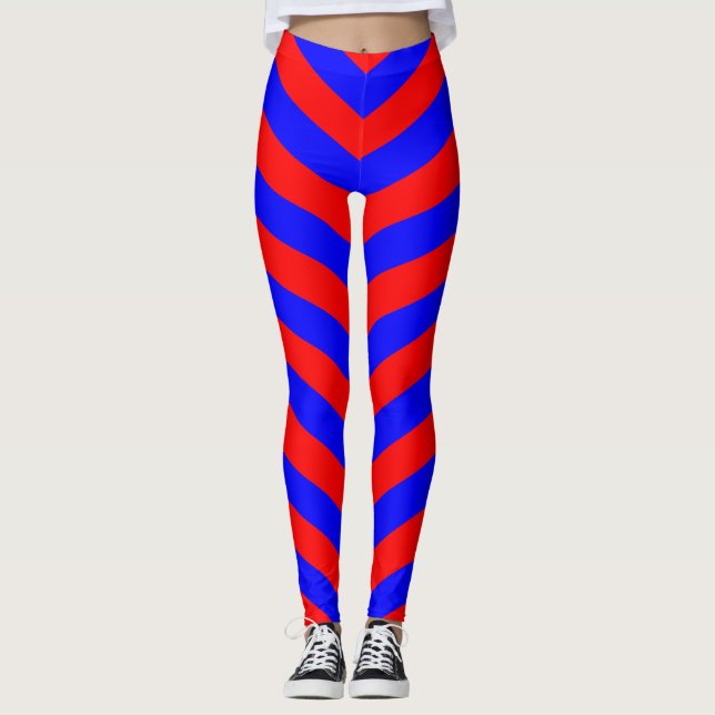 Legging Red And Blue (Frente)
