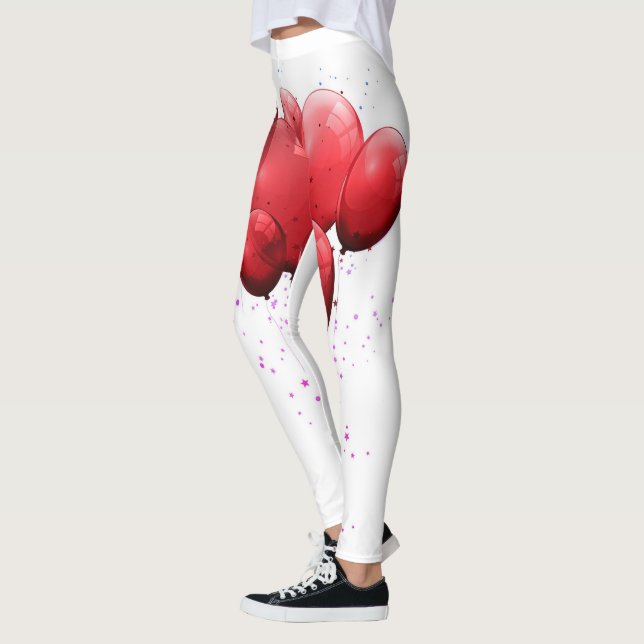 Legging Red- Balão | Zazzle_Growth. (Esquerda)