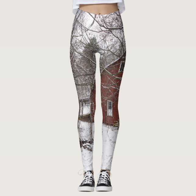 Legging Red Barn Na Neve (Frente)