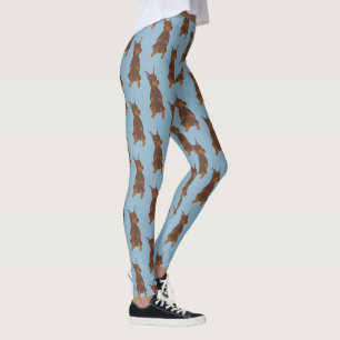 Legging Red Doberman Pinscher