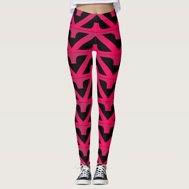 Legging Red Double Z Design (Frente)