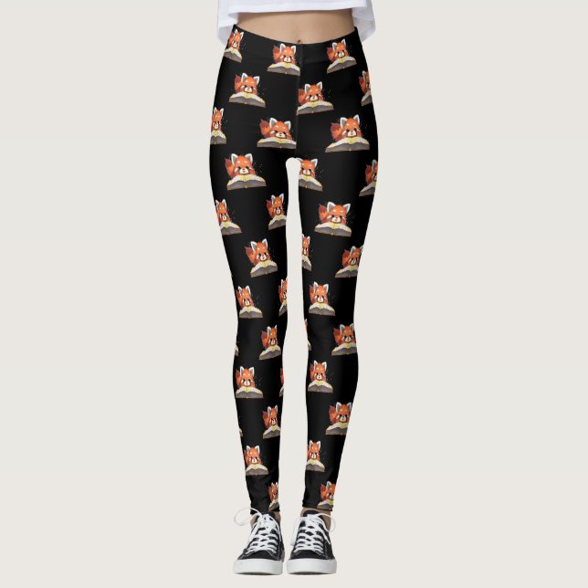 Legging Red Panda Book Lover (Frente)