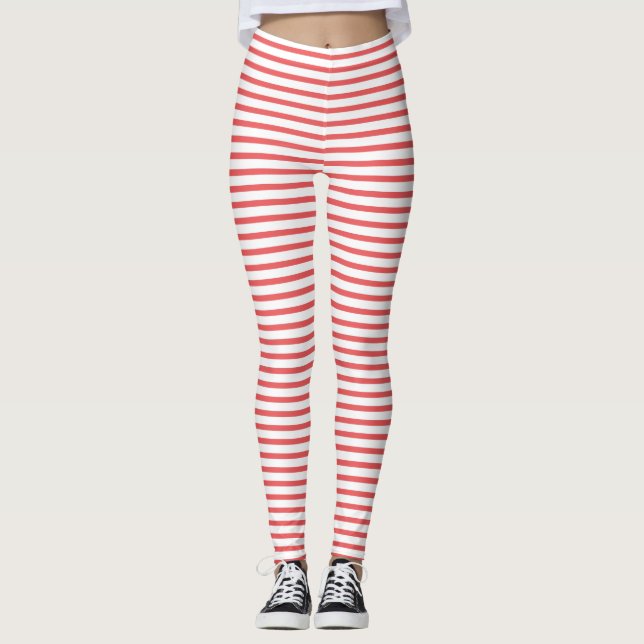 Legging Red stripes  (Frente)