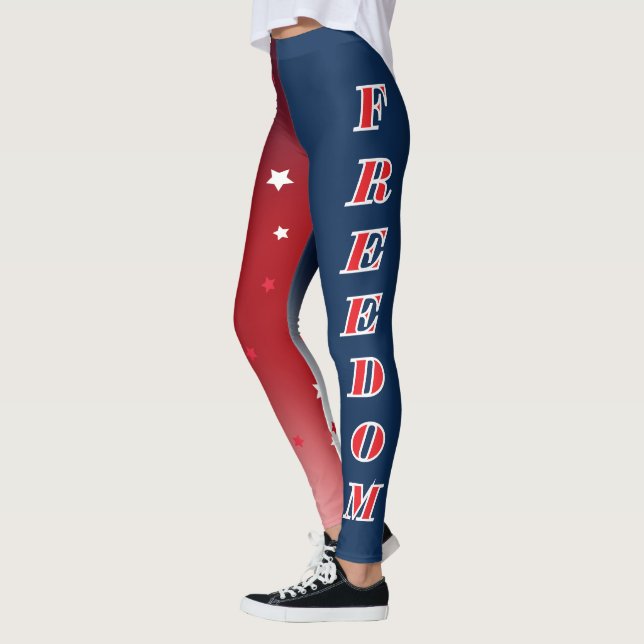 Legging Red White and Blue Freedom (Esquerda)
