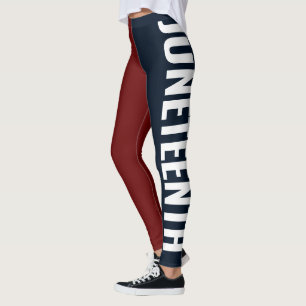 Legging Red White e Blue Freedom Day