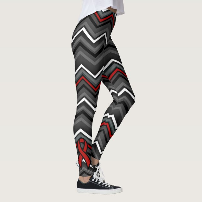 Legging Red Zig Zag... Aneurismo cerebral (Direita)