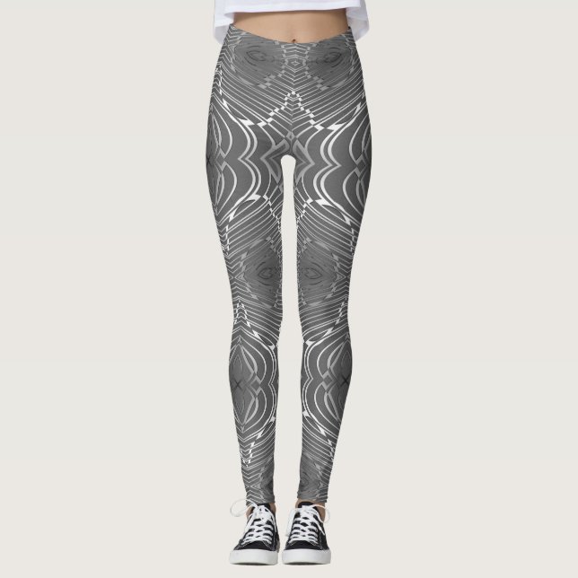 Legging Redemoinho de prata (Frente)
