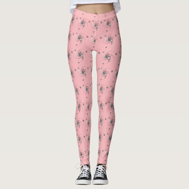 Legging Redemoinhos de Estrelas - (Frente)
