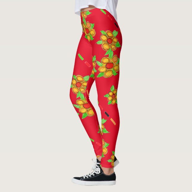 Legging Reds E Amarelo (Esquerda)