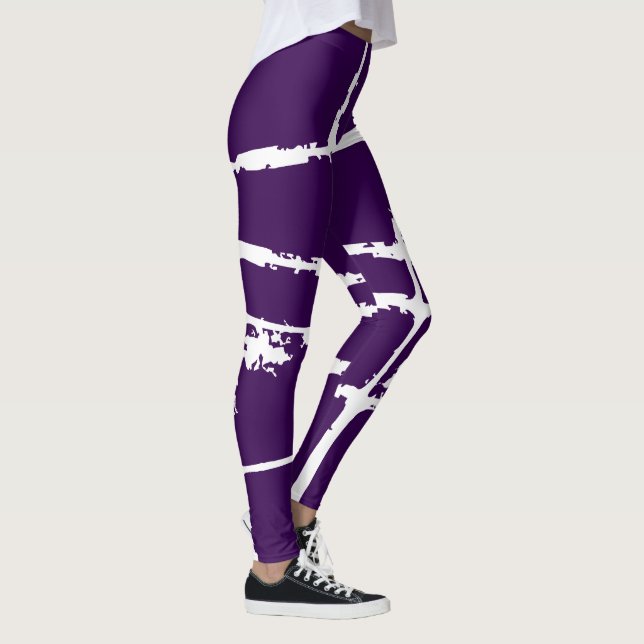 Legging Refined White Light Grunge Modern Dirty Mesh (Direita)
