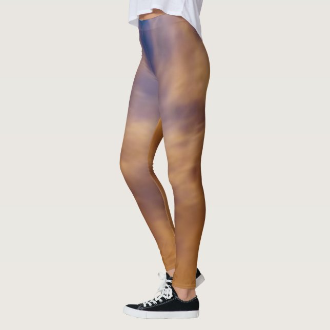 Legging Reflexo de Nuvens Sombreadas (Esquerda)