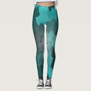 Legging Reflexos brilhantes no Mar....