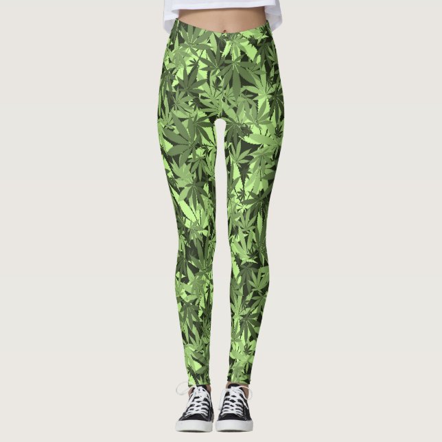 Legging Reggae Camouflage Rastafara - Power yoga Ir (Frente)