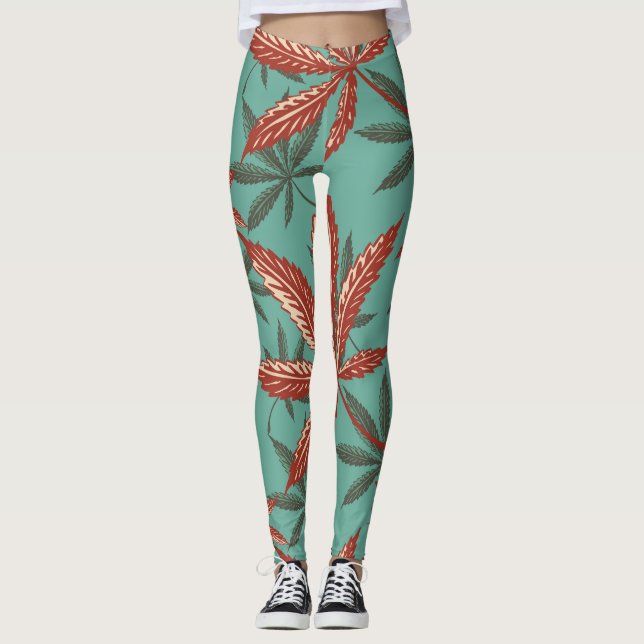 Legging Reggae Vibrations - Power yoga Ir (Frente)