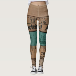 Legging Réguas do vintage e caneleiras dos critérios