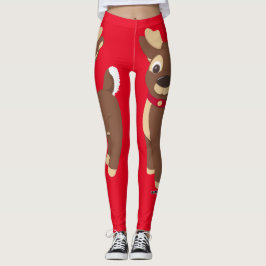 Legging Reindeer de Natal