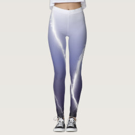 Legging Relâmpago branco