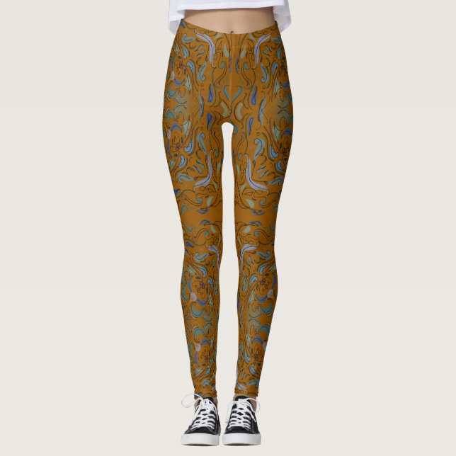 Legging renaissance autumn tile (Frente)