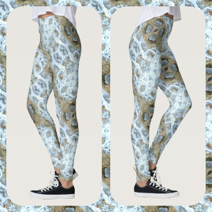 Legging Renda Falsa Inspirada na Natureza