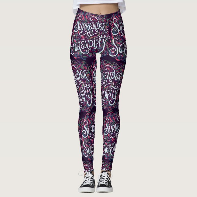 Legging Rendir-se à Serendipidade (Frente)
