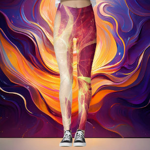 Legging Resiliência Luminescente Roxo