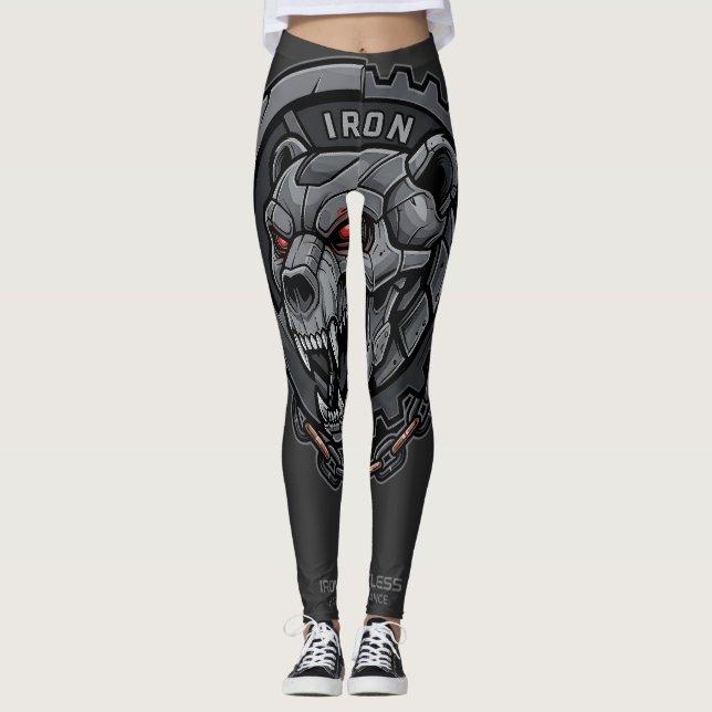 Legging Resistência Hardcore de Ferro Implacável | Mentali (Frente)
