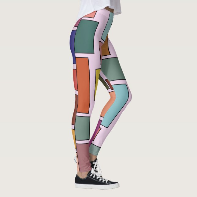 Legging Retângulos de Boho (Direita)