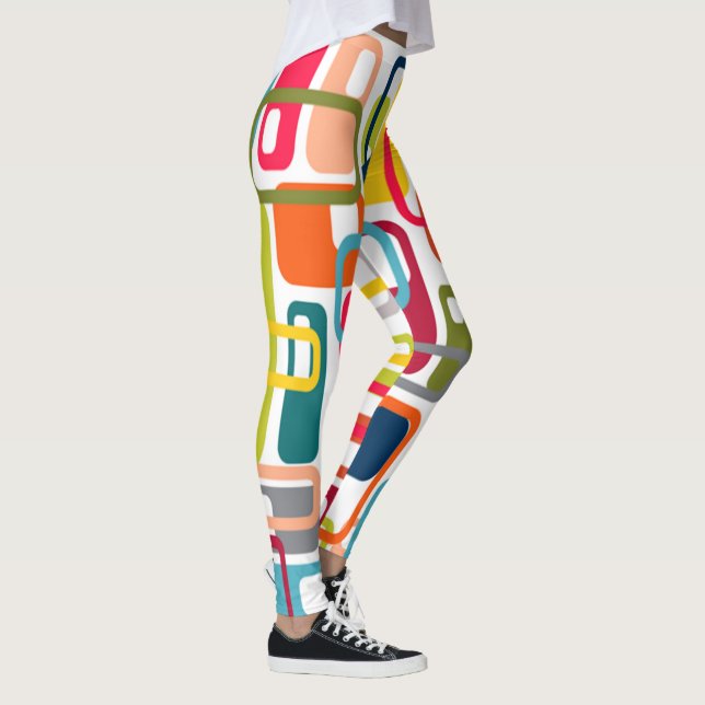 Legging Retângulos Modernos do século médio (Direita)