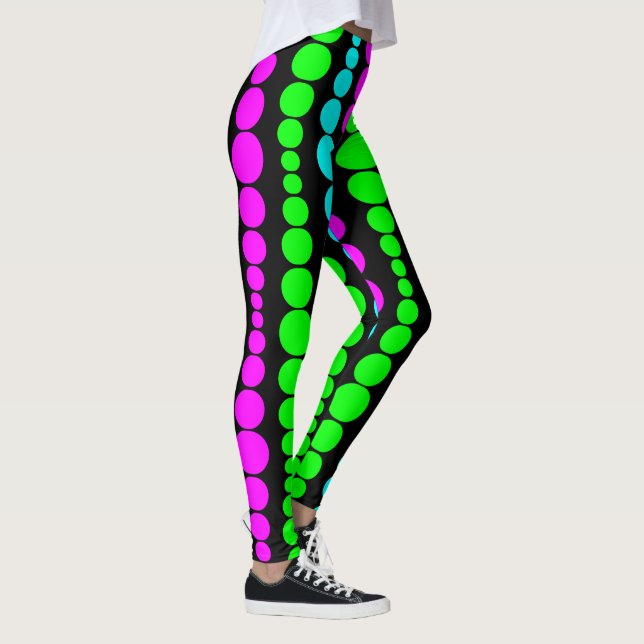 Legging Retângulos Modernos Neon (Direita)