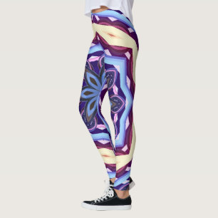 Legging Retro Psicedélico Mandala Trippy Hippie Boho