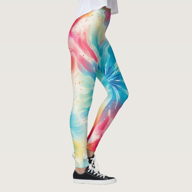 Legging Retro Tie e Dye (Direita)