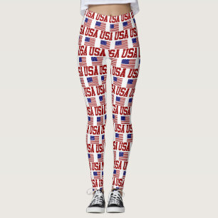 LEGGING RETRO VINTAGE STYLE USA LEGGES