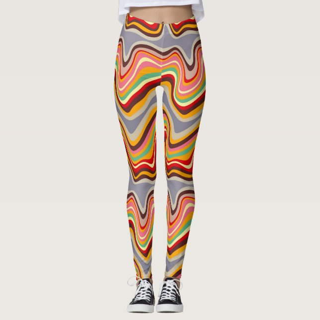 Legging retro wave disco (Frente)