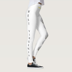 Legging Rhododendron Flower Leggings, Estado da Virgínia O