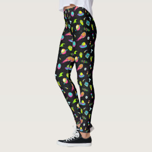 Legging RICK E MORTY™ Estação Psychedelic 3 Padrão