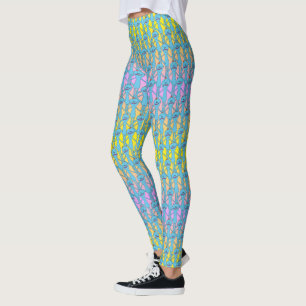 Legging RICK E MORTY™  Rainbow Sr. Meeseeks Pattern