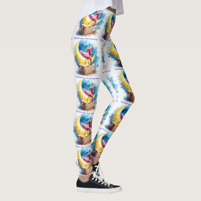 Legging Rick London Pink Himalayan Salsa Engraçado  (Direita)