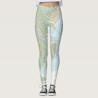 Legging Rio Savannah e Wassaw Sound - Gráfico náutico