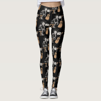 Legging Robô de Música Confuso